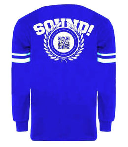 1500 Chenille Logo Royal Long Sleeve Tee