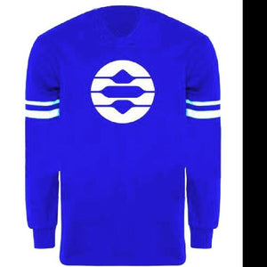 1500 Chenille Logo Royal Long Sleeve Tee